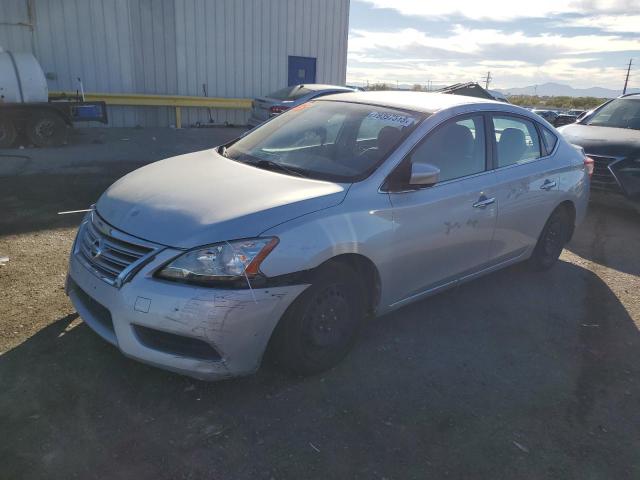 3N1AB7AP5DL656919 - 2013 NISSAN SENTRA S SILVER photo 1