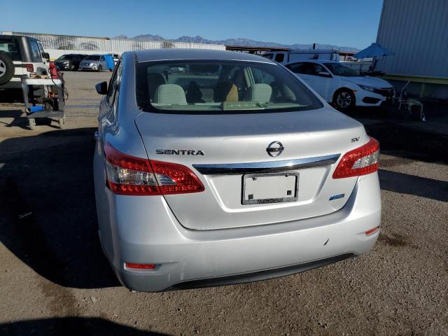 3N1AB7AP5DL656919 - 2013 NISSAN SENTRA S SILVER photo 6