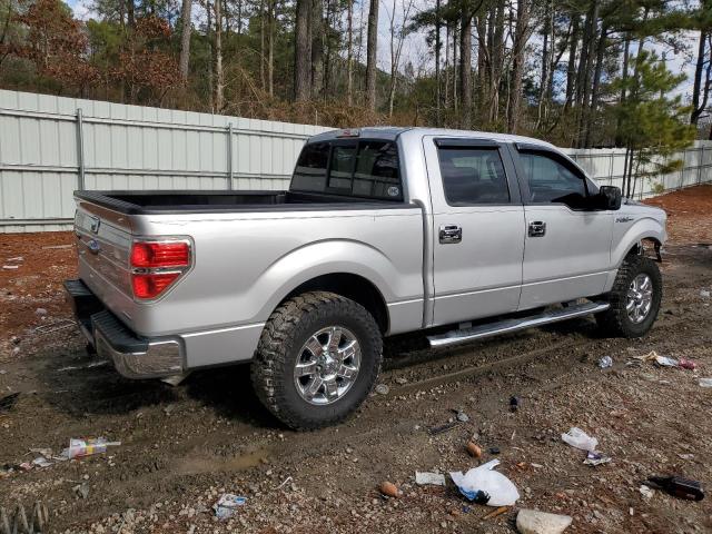 1FTFW1CF4DFB18523 - 2013 FORD F150 SUPERCREW SILVER photo 3