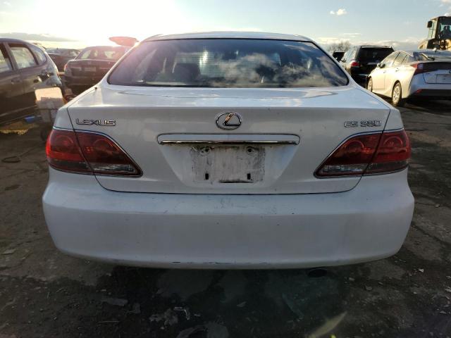 JTHBA30G755070334 - 2005 LEXUS ES 330 WHITE photo 6