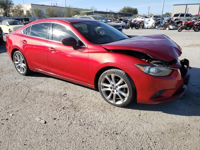 JM1GJ1W58E1102216 - 2014 MAZDA 6 GRAND TOURING RED photo 4