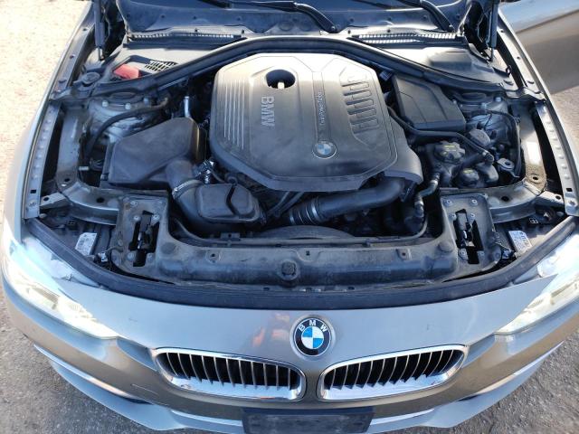 WBA8B7G51GNT14516 - 2016 BMW 340 XI GRAY photo 11