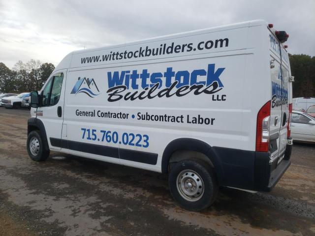 3C6TRVDG1KE557525 - 2019 RAM PROMASTER 2500 HIGH Ақ фото 2