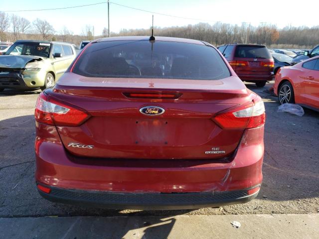 1FADP3F29DL137214 - 2013 FORD FOCUS SE RED photo 6