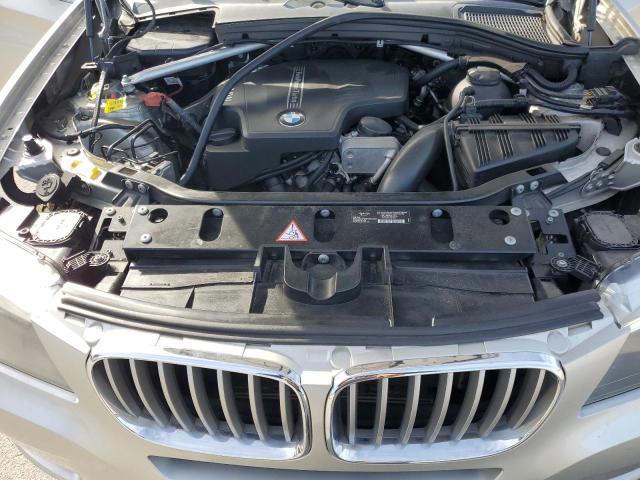 5UXWX9C5XD0A18143 - 2013 BMW X3 XDRIVE28I SILVER photo 12