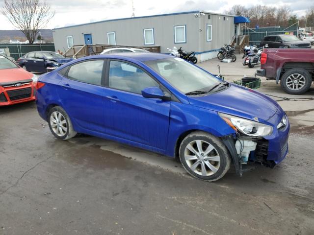 KMHCU4AE5CU235652 - 2012 HYUNDAI ACCENT GLS BLUE photo 4