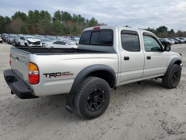 5TEHN72N64Z407364 - 2004 TOYOTA TACOMA DOUBLE CAB SILVER photo 3