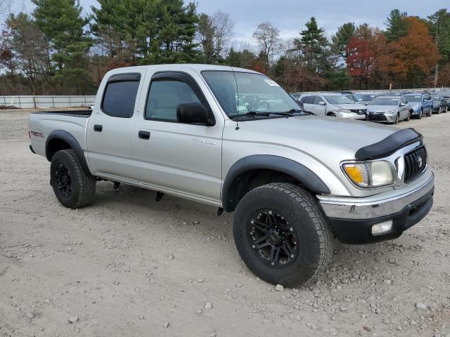 5TEHN72N64Z407364 - 2004 TOYOTA TACOMA DOUBLE CAB SILVER photo 4