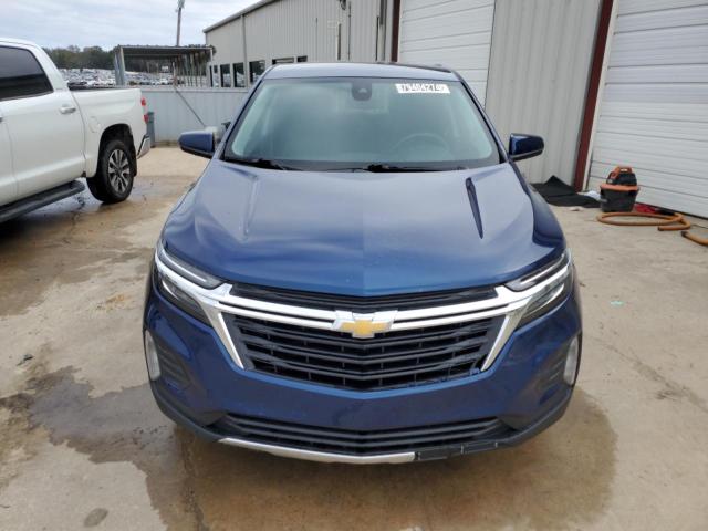 3GNAXKEV0NL141796 - 2022 CHEVROLET EQUINOX LT BLUE photo 5