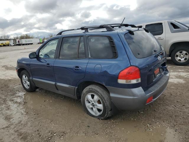 KM8SC73DX6U101860 - 2006 HYUNDAI SANTA FE GLS BLUE photo 2