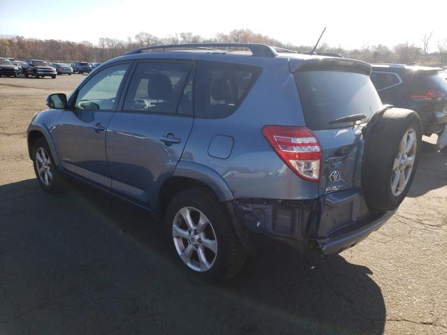 2T3DF4DV0BW113667 - 2011 TOYOTA RAV4 LIMITED BLUE photo 2