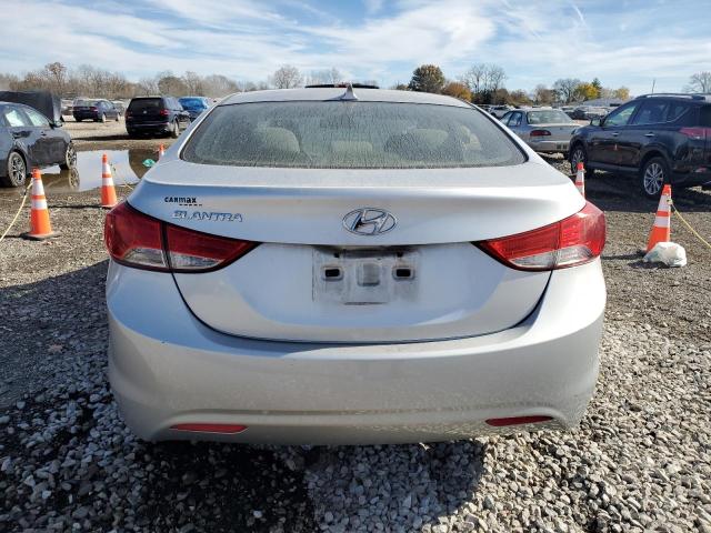 5NPDH4AE6DH444679 - 2013 HYUNDAI ELANTRA GLS SILVER photo 6