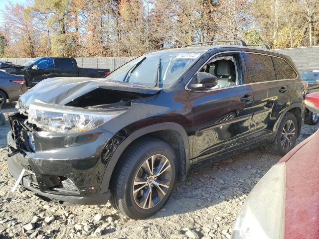 5TDJKRFH2GS230744 - 2016 TOYOTA HIGHLANDER XLE BLACK photo 1