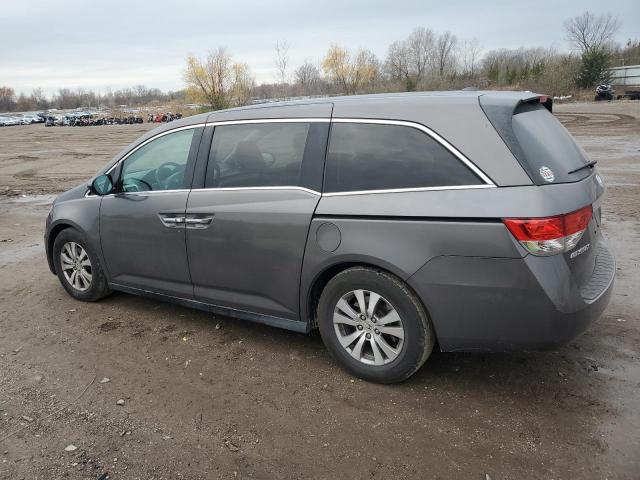 5FNRL5H66FB102837 - 2015 HONDA ODYSSEY EXL GRAY photo 2