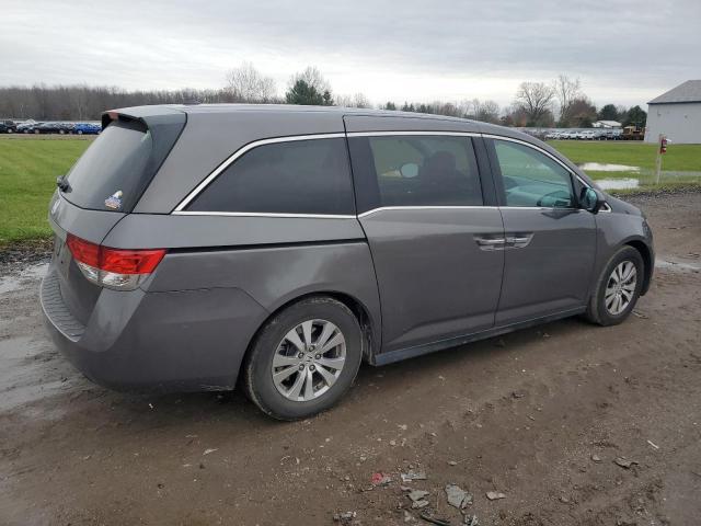 5FNRL5H66FB102837 - 2015 HONDA ODYSSEY EXL GRAY photo 3