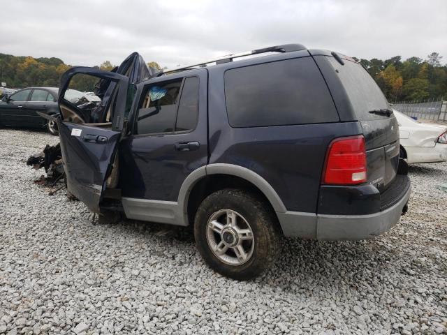 1FMZU63E72ZA58414 - 2002 FORD EXPLORER XLT BLUE photo 2