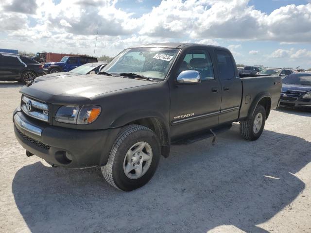 5TBBT44163S370437 - 2003 TOYOTA TUNDRA ACCESS CAB SR5 BLACK photo 1