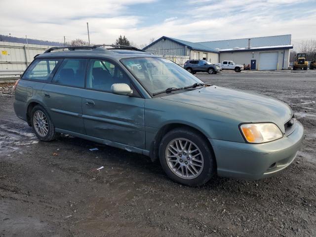 4S3BH635537304724 - 2003 SUBARU LEGACY L GREEN photo 4