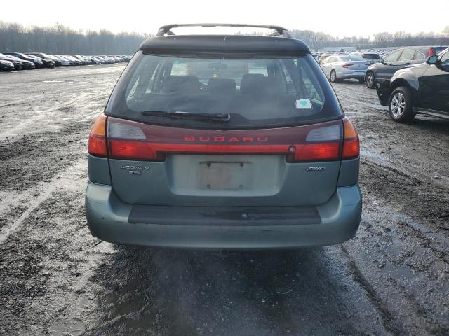 4S3BH635537304724 - 2003 SUBARU LEGACY L GREEN photo 6