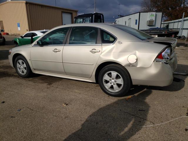 2G1WT57K391251658 - 2009 CHEVROLET IMPALA 1LT CREAM photo 2