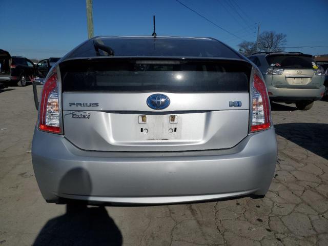 JTDKN3DU0C5460436 - 2012 TOYOTA PRIUS SILVER photo 6