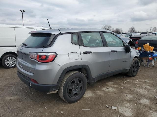 3C4NJCAB9JT204871 - 2018 JEEP COMPASS SPORT SILVER photo 3