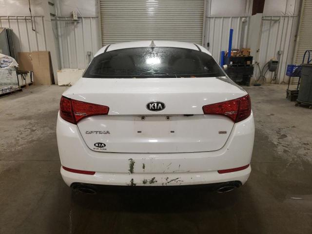 5XXGM4A70DG136185 - 2013 KIA OPTIMA LX WHITE photo 6