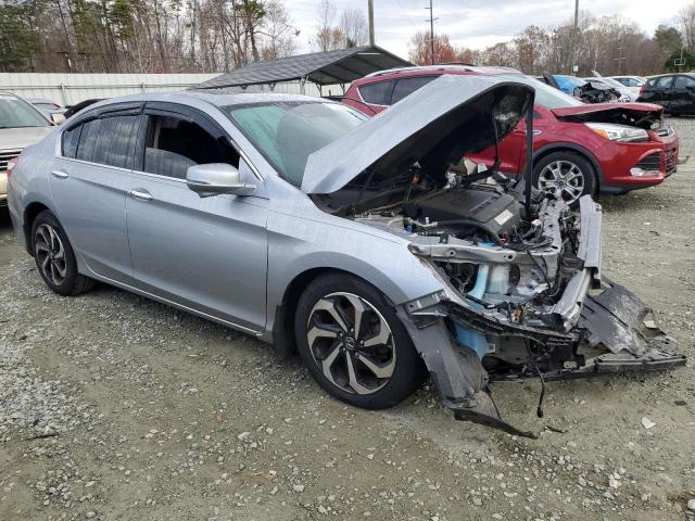 1HGCR3F09GA020619 - 2016 HONDA ACCORD EXL SILVER photo 4