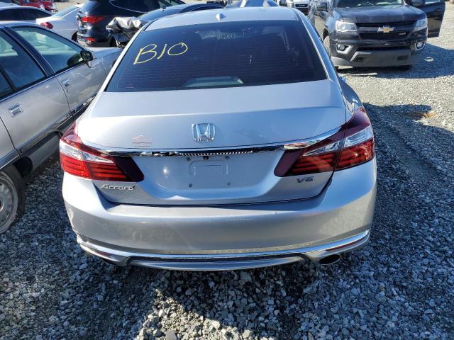 1HGCR3F09GA020619 - 2016 HONDA ACCORD EXL SILVER photo 6