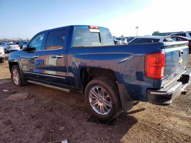 3GCUKTEC6HG429120 - 2017 CHEVROLET SILVERADO K1500 HIGH COUNTRY BLUE photo 2