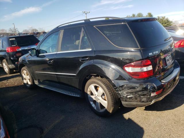 4JGBB8GB2AA539994 - 2010 MERCEDES-BENZ ML 350 4MATIC BLACK photo 2