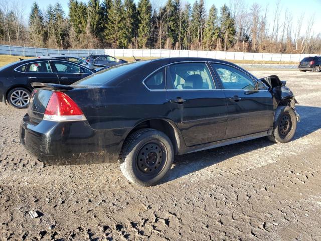 2G1WB5E39D1172986 - 2013 CHEVROLET IMPALA LT BLACK photo 3