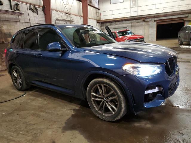 5UXTY5C09M9E52031 - 2021 BMW X3 XDRIVE30I BLUE photo 4