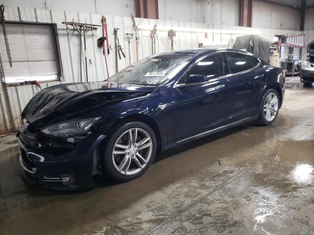 5YJSA1CN1DFP20675 - 2013 TESLA MODEL S BLUE photo 1