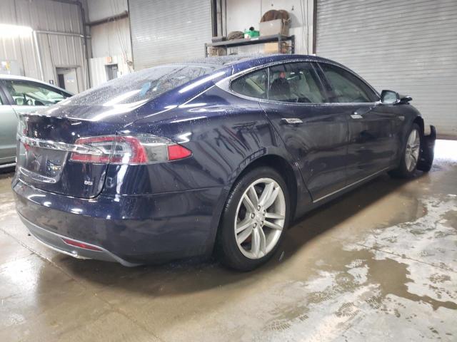 5YJSA1CN1DFP20675 - 2013 TESLA MODEL S BLUE photo 3