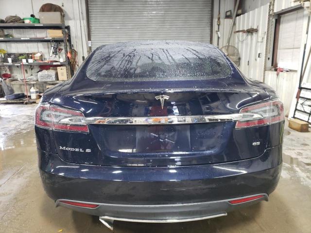 5YJSA1CN1DFP20675 - 2013 TESLA MODEL S BLUE photo 6