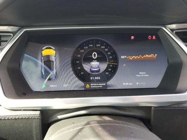 5YJSA1CN1DFP20675 - 2013 TESLA MODEL S BLUE photo 9