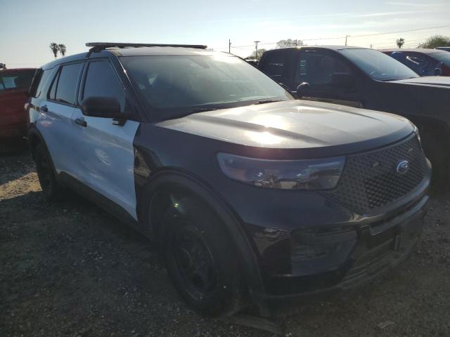 1FM5K8AB2LGD08227 - 2020 FORD EXPLORER POLICE INTERCEPTOR 黑色 照片 4