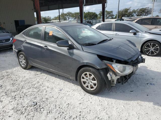 KMHCT4AE8CU140683 - 2012 HYUNDAI ACCENT GLS GRAY photo 4