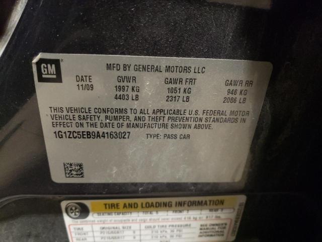 1G1ZC5EB9A4163027 - 2010 CHEVROLET MALIBU 1LT 灰色 照片 12