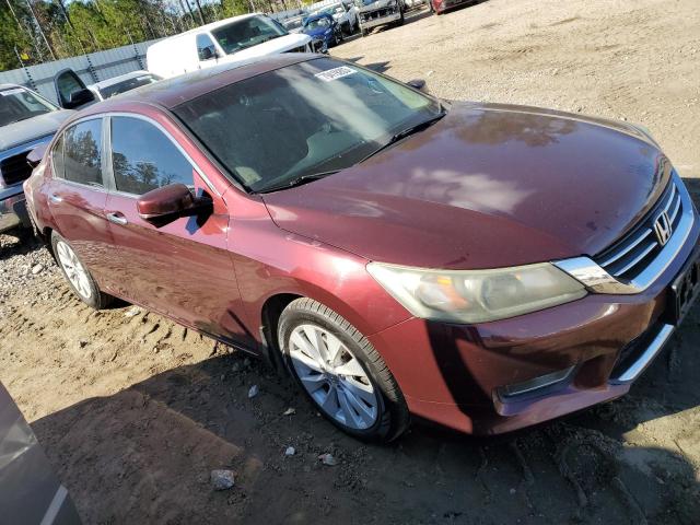 1HGCR2F73DA039377 - 2013 HONDA ACCORD EX RED photo 4