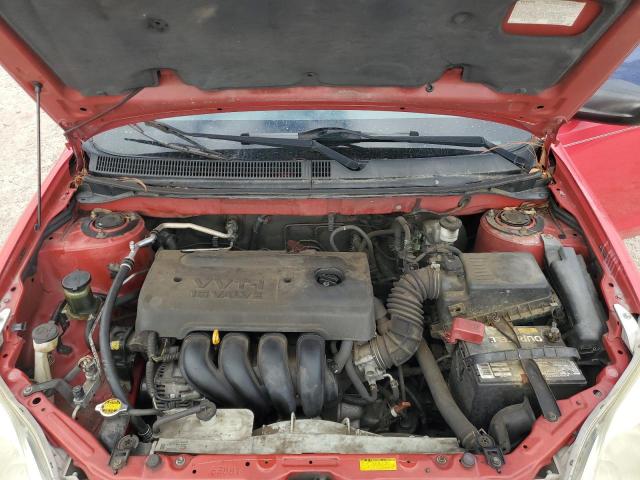2T1KR32E95C493053 - 2005 TOYOTA COROLLA MA XR RED photo 11