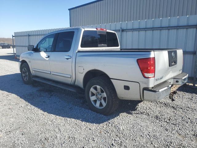 1N6AA07B64N521965 - 2004 NISSAN TITAN XE SILVER photo 2