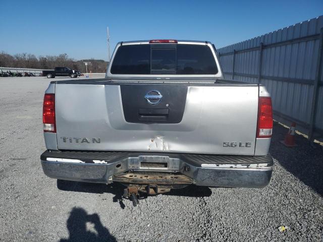 1N6AA07B64N521965 - 2004 NISSAN TITAN XE SILVER photo 6