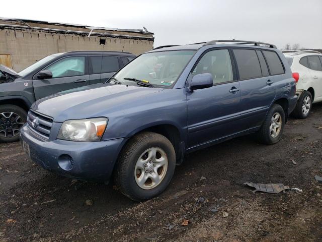 JTEGD21A560133198 - 2006 TOYOTA HIGHLANDER BLUE photo 1