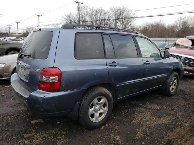 JTEGD21A560133198 - 2006 TOYOTA HIGHLANDER BLUE photo 3