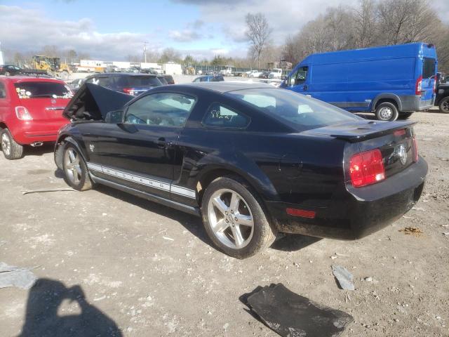 1ZVHT80N495134379 - 2009 FORD MUSTANG BLACK photo 2