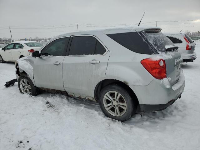 2CNALBEW3A6376474 - 2010 CHEVROLET EQUINOX LS SILVER photo 2