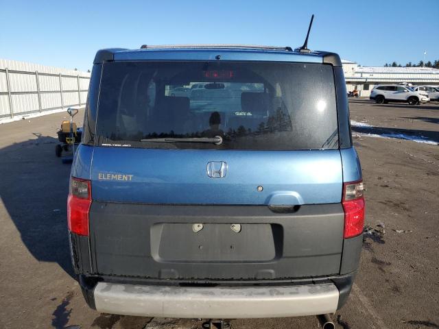 5J6YH28676L019288 - 2006 HONDA ELEMENT EX BLUE photo 6