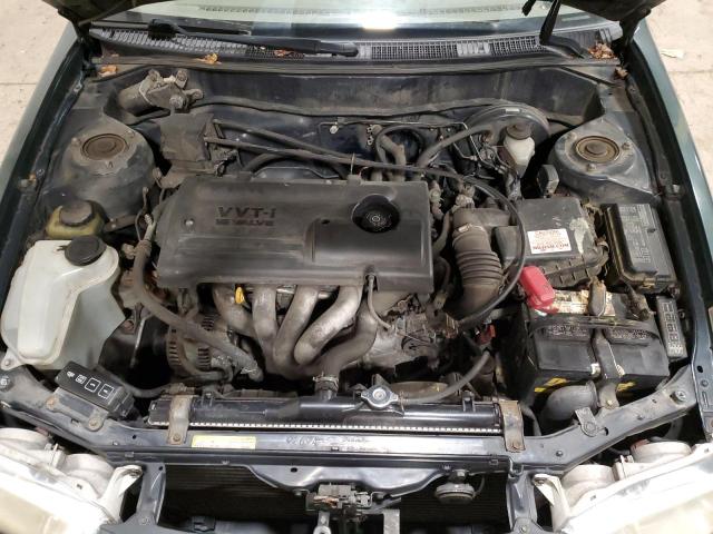 2T1BR12E81C493298 - 2001 TOYOTA COROLLA CE GREEN photo 11